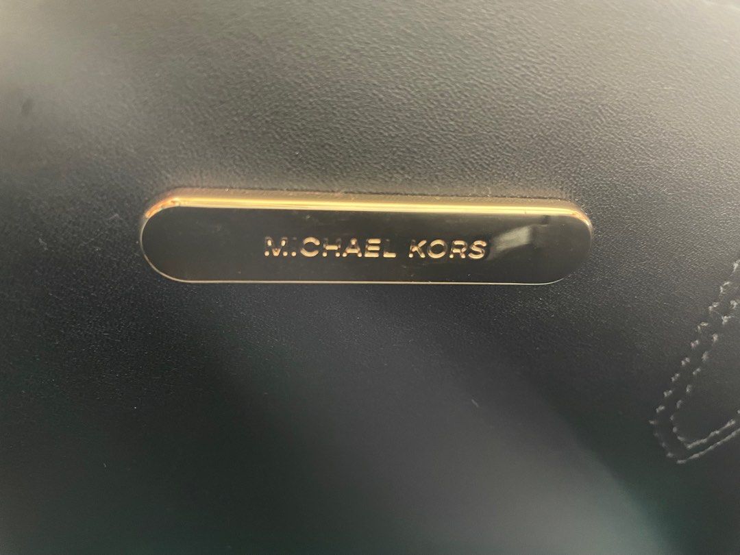 Michael Kors Portia Black Leather Tote Bag – Luxury Cheaper