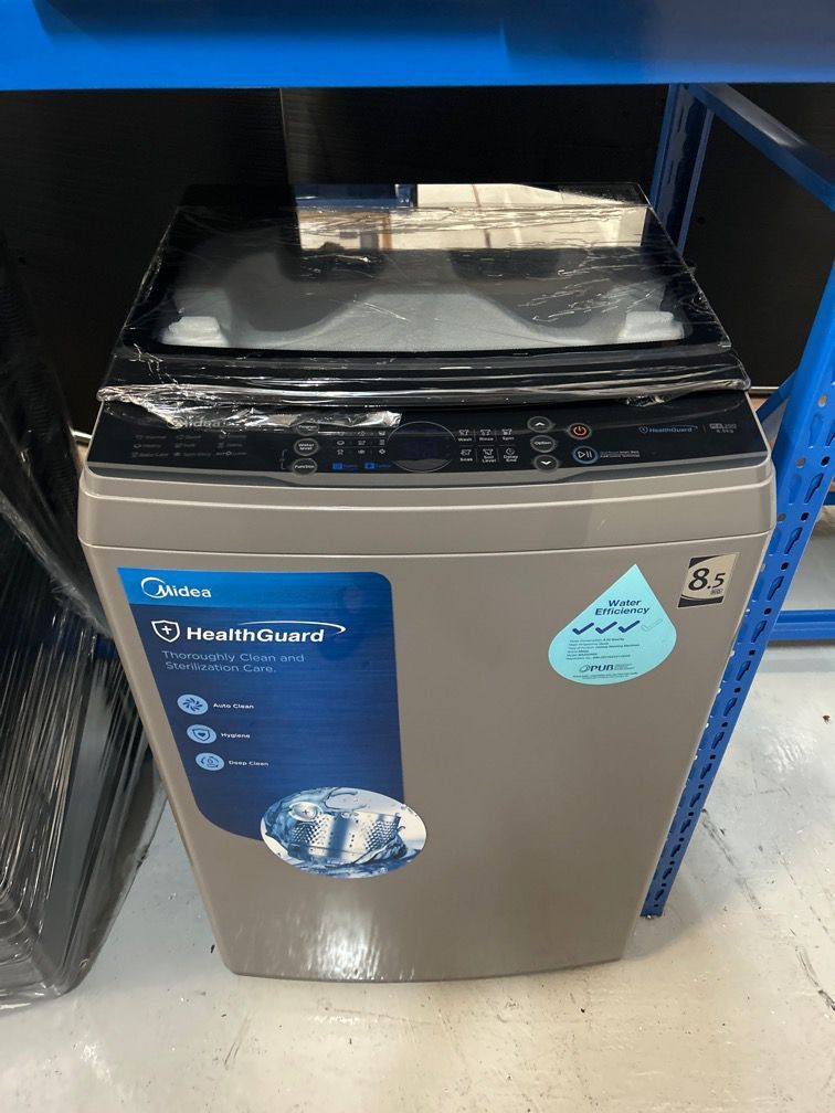 MIDEA 8.5kg Top Load Washing Machine, TV & Home Appliances, Washing