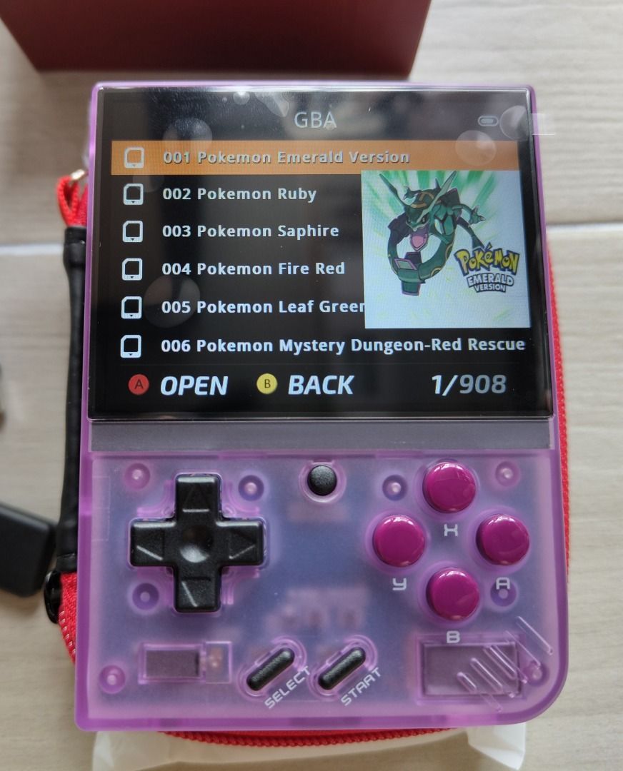 おまけ付】 Miyoo mini plus パープル 携帯用ゲーム本体 - www