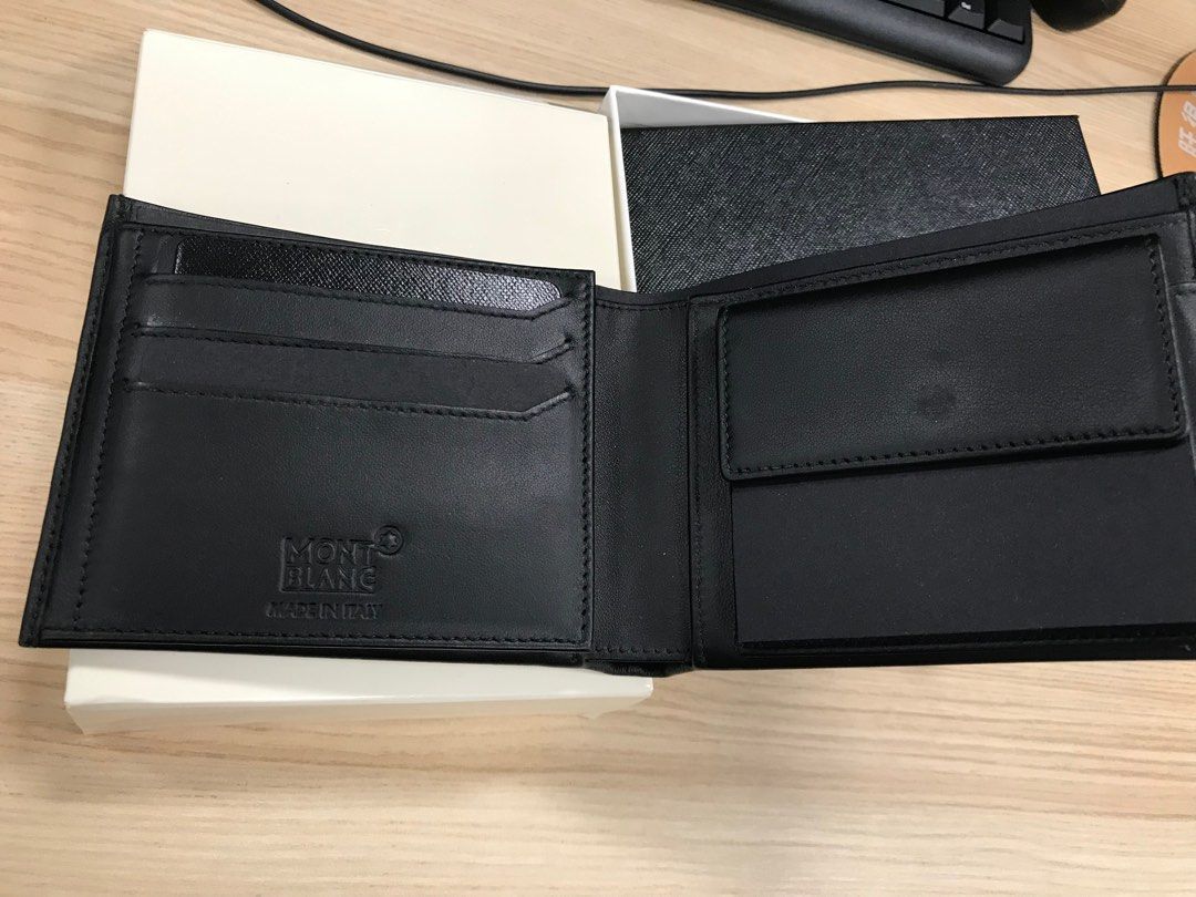 Montblanc nightflight wallet deals 9cc with coin case