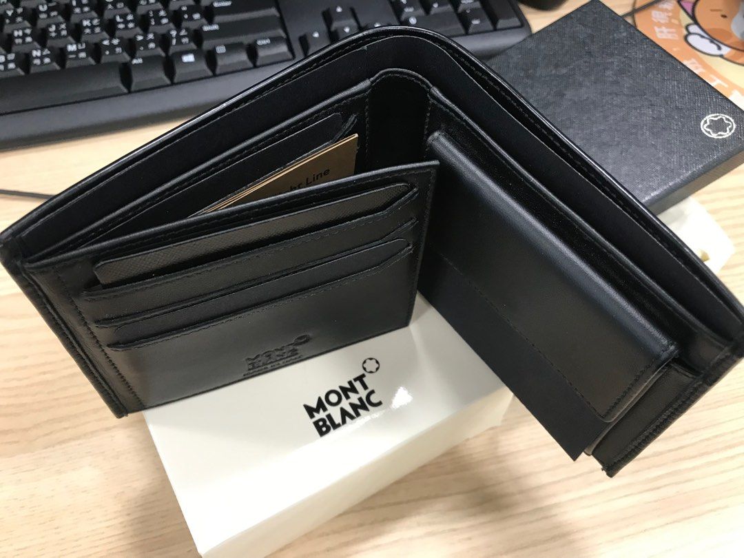My montblanc nightflight wallet top 9cc with coin case