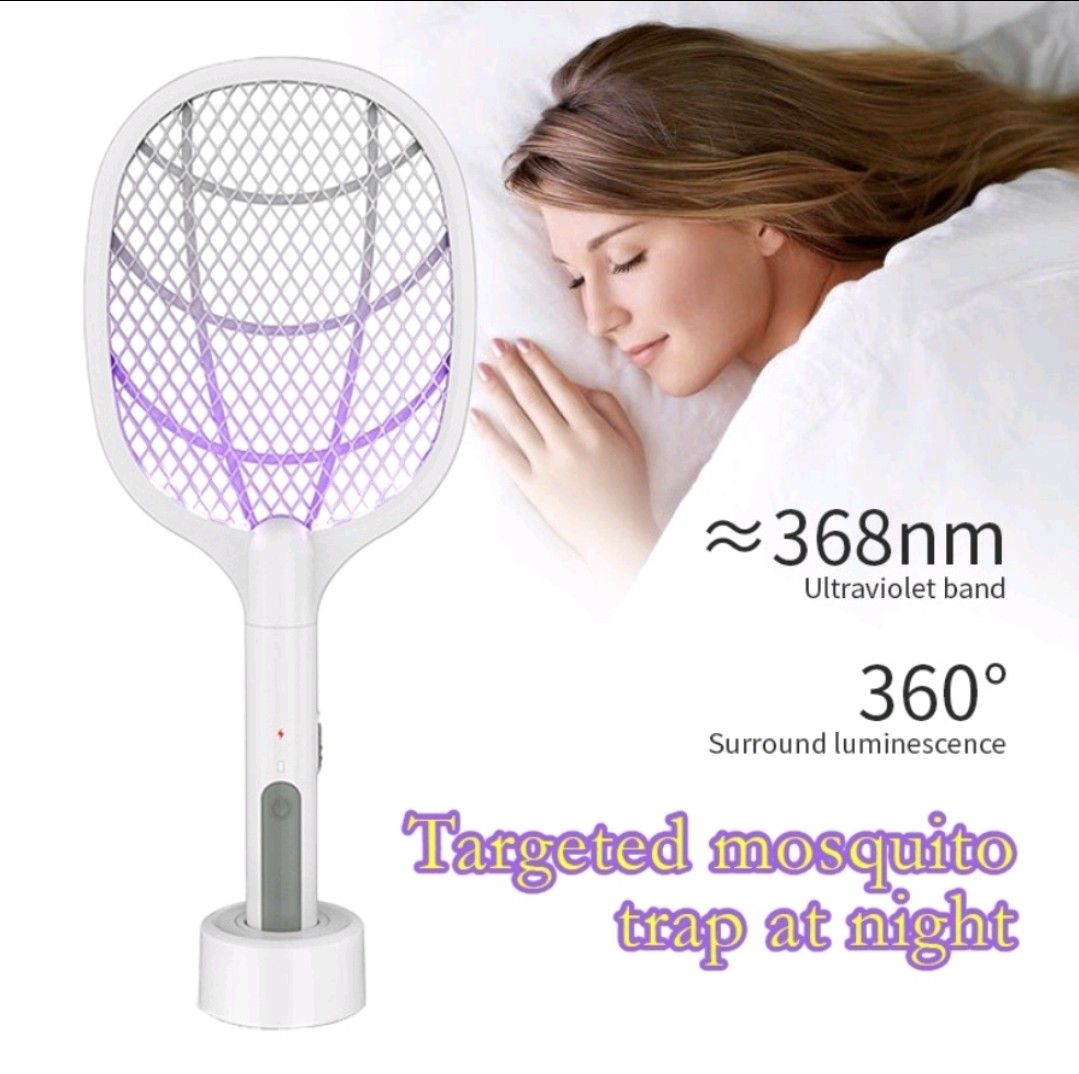 Trap Racket Mosquito killer Racket Swatter Trap, TV & Home Appliances, Other Home ...