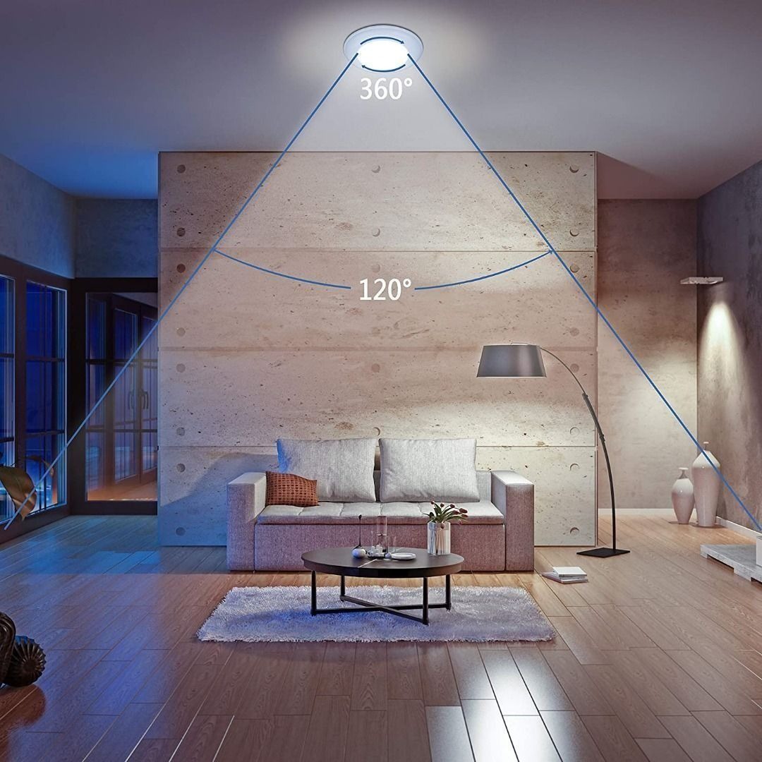 Motion Sensor Ceiling Light Battery Operated Ultra Bright Motion ...