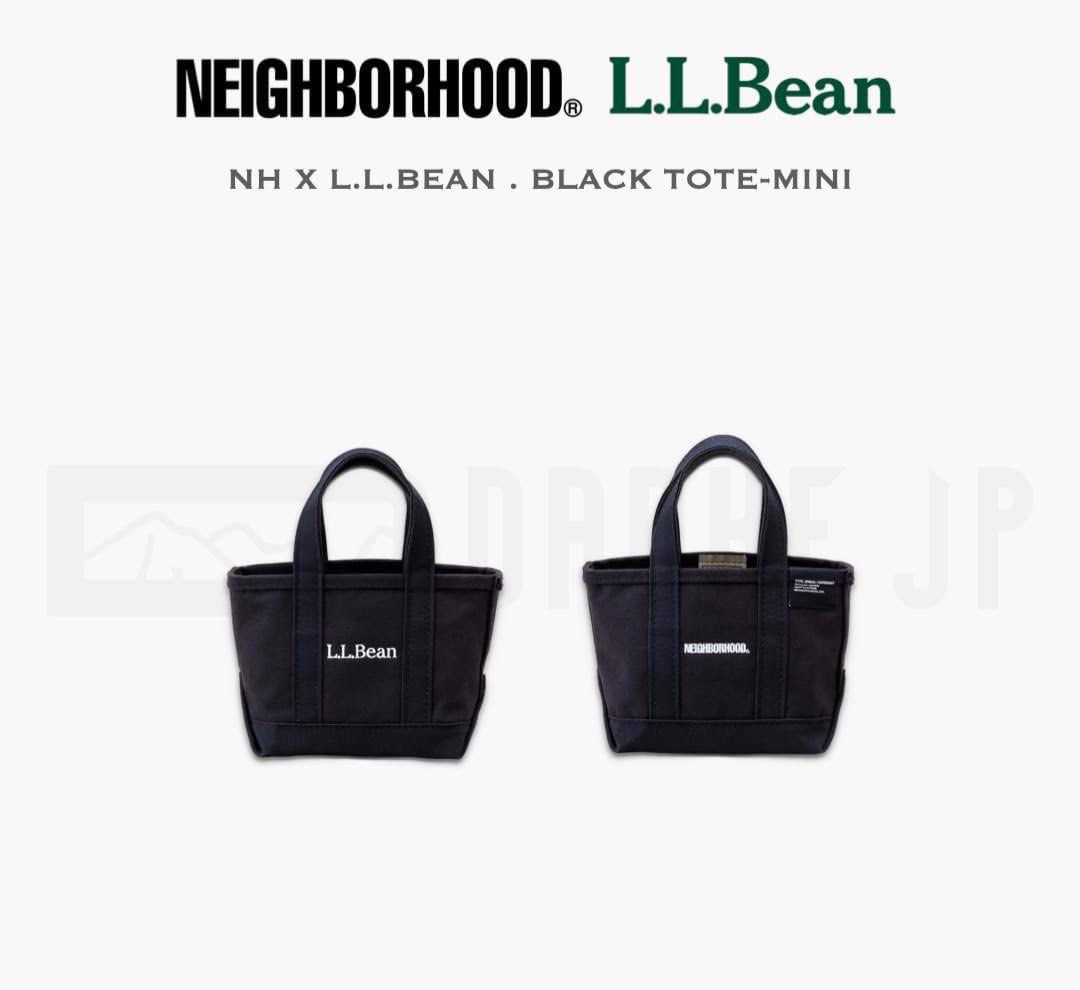 NEIGHBORHOOD L.L.Bean . Black Tote-Lサイズ
