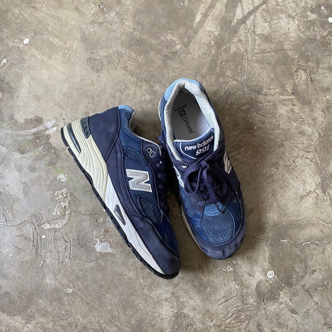 New Balance 991 England Navy Men s Fashion Footwear Sneakers on