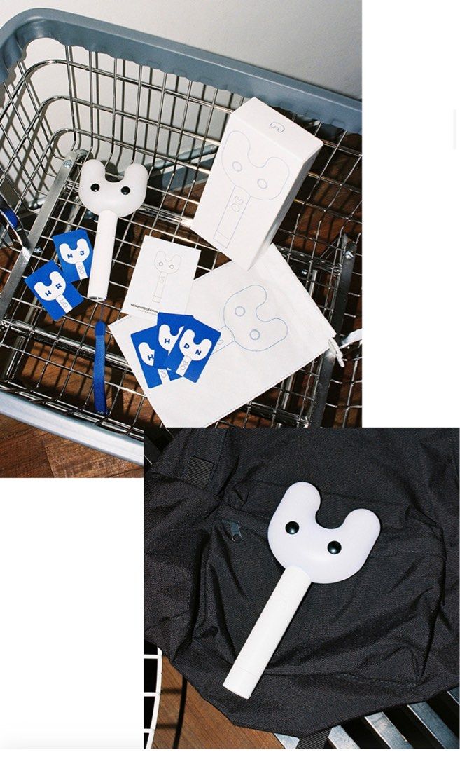NEW JEANS Official Light Stick Binky Bong, Hobbies & Toys, Memorabilia ...