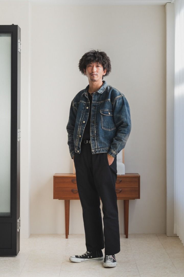 New Manual #001 T-BACK DENIM JACKET デニム