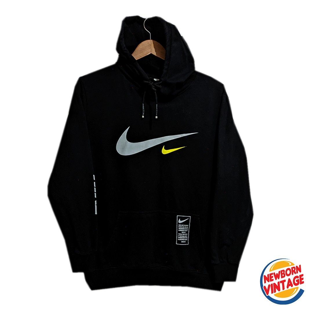 double swoosh nike hoodie