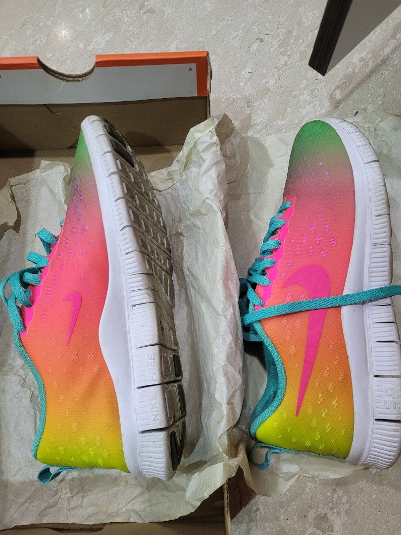 Nike free express rainbow womens online