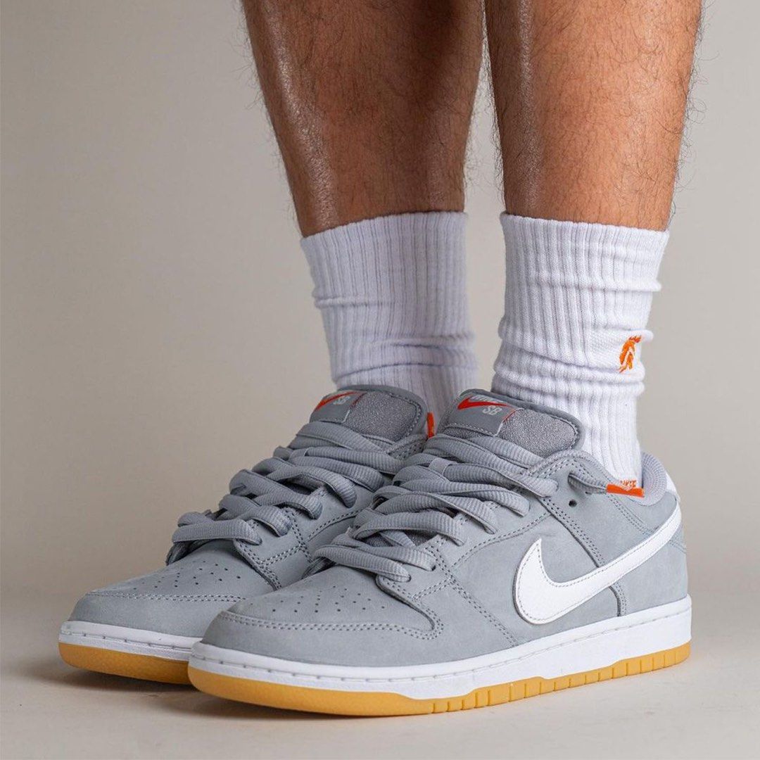 Nike SB Dunk Grey Gum, Men's Fashion, Footwear, Sneakers on Carousell