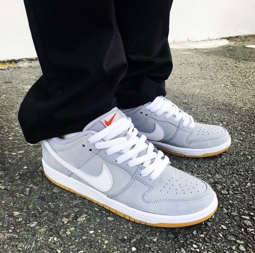 てなグッズや Nike SB Dunk Low Orange Label Grey Gum asakusa.sub.jp