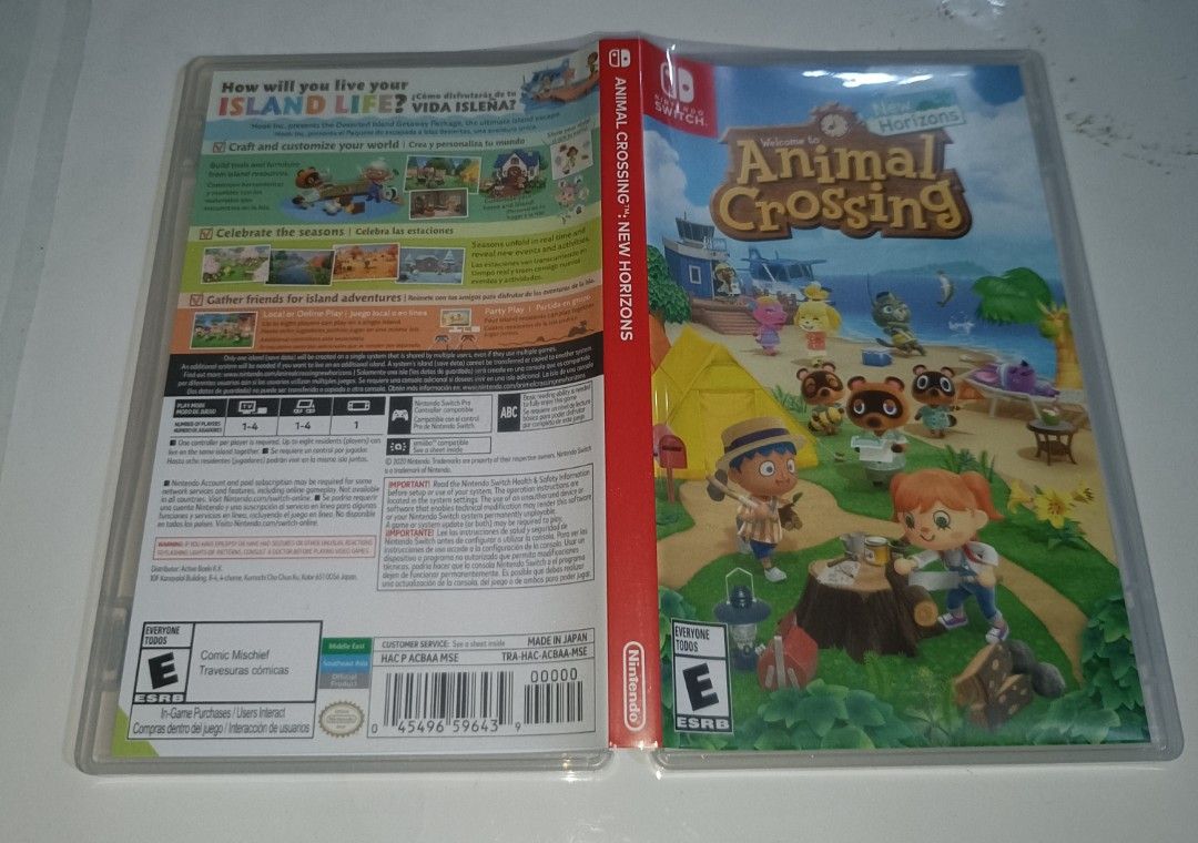 Nintendo Switch Art cover & Case ACNH on Carousell