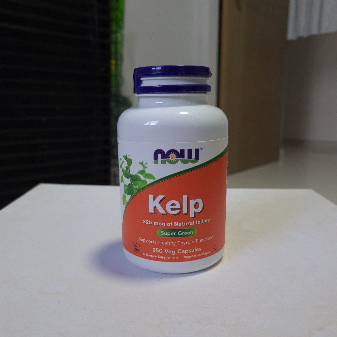 NOW Kelp Capsules (opened)1, Health & Nutrition, Health Supplements