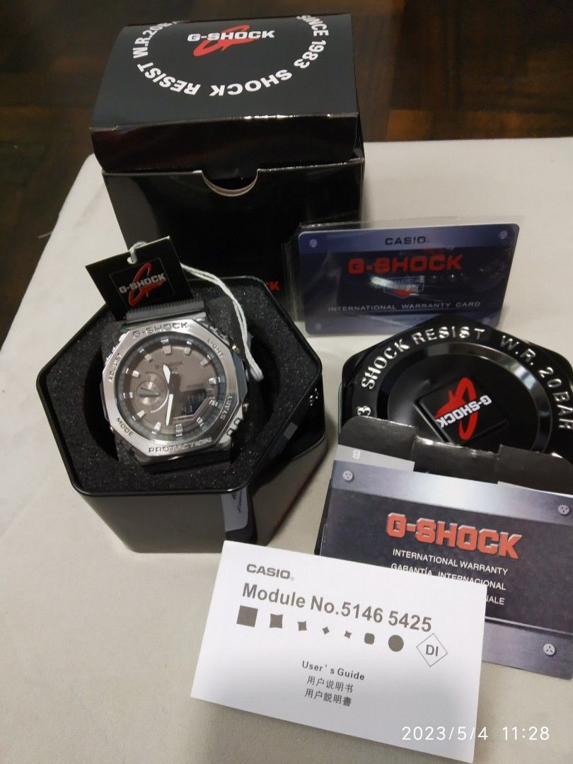 G shock case discount size
