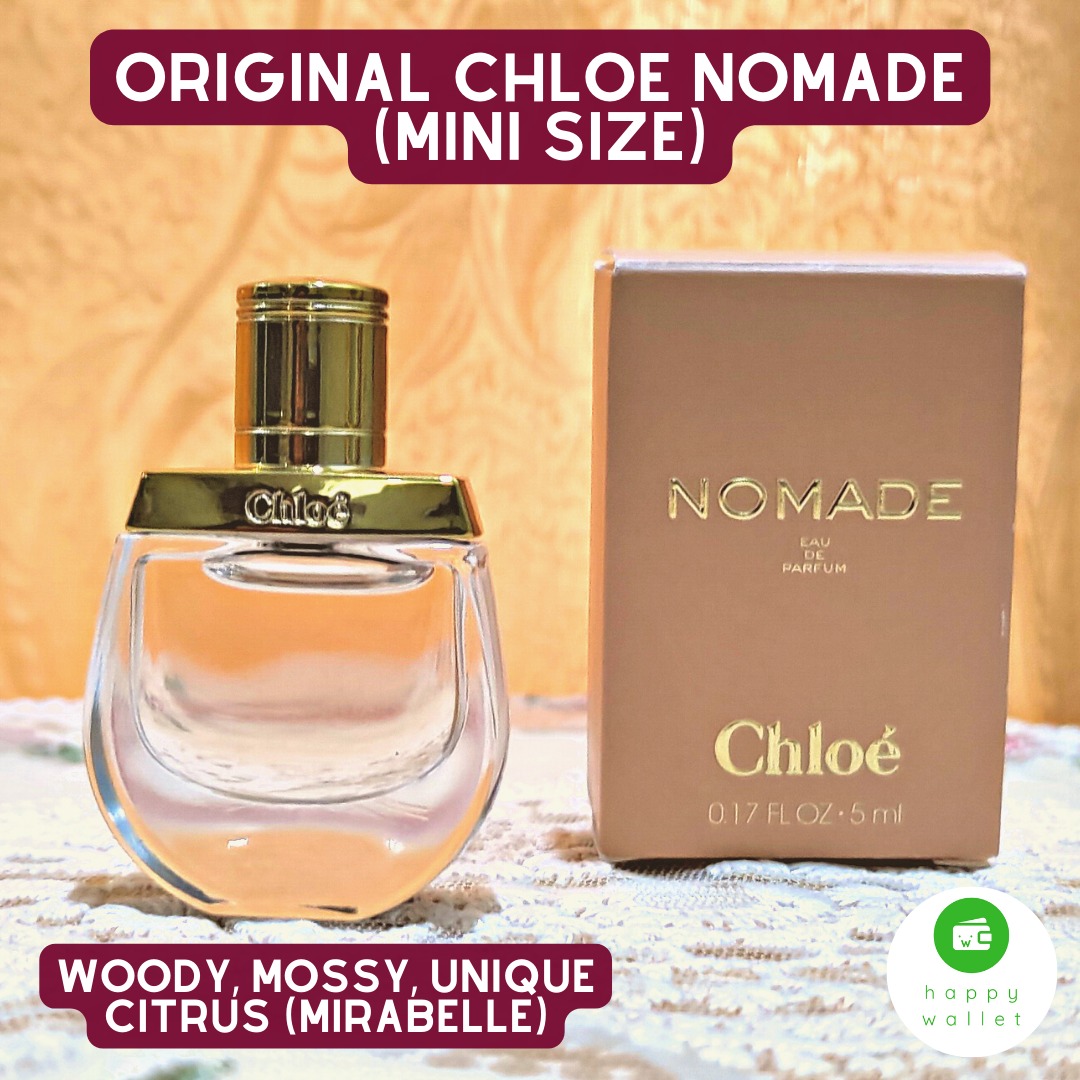 ORIGINAL Chloe Nomade Miniature Perfume 5ml Gift For Her Woody Chypre