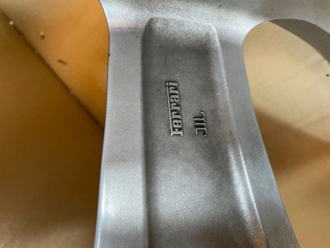 Original Ferrari Italy Rim, Car Accessories, Tyres & Rims on Carousell