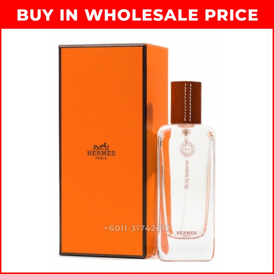 Rose ikebana hermes perfume store