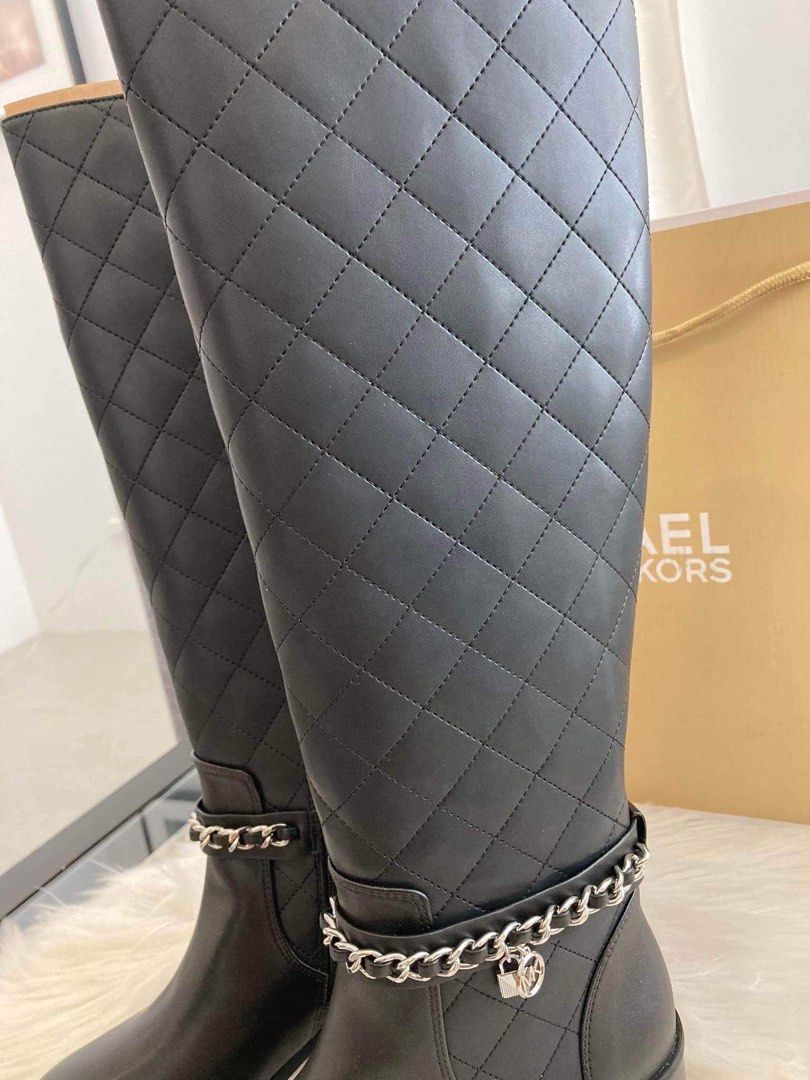 Michael kors quilted boots sale