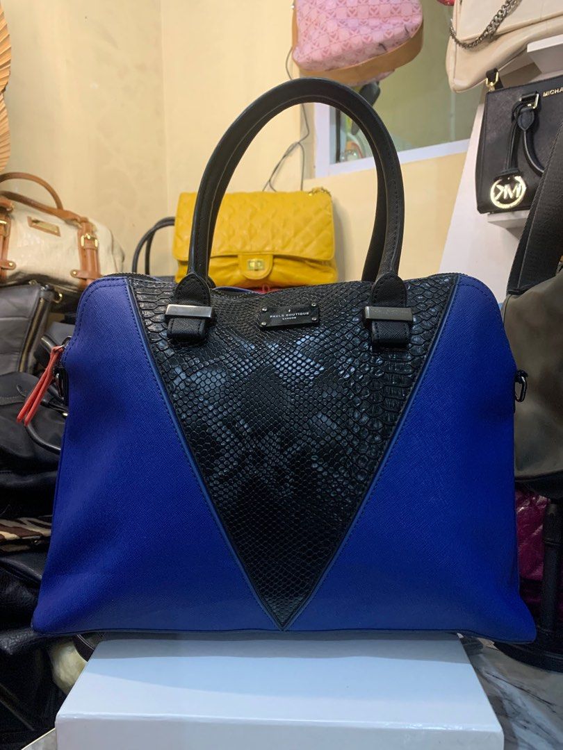 Womens Handbag Pauls Boutique Blue Bag Pauls Boutique London