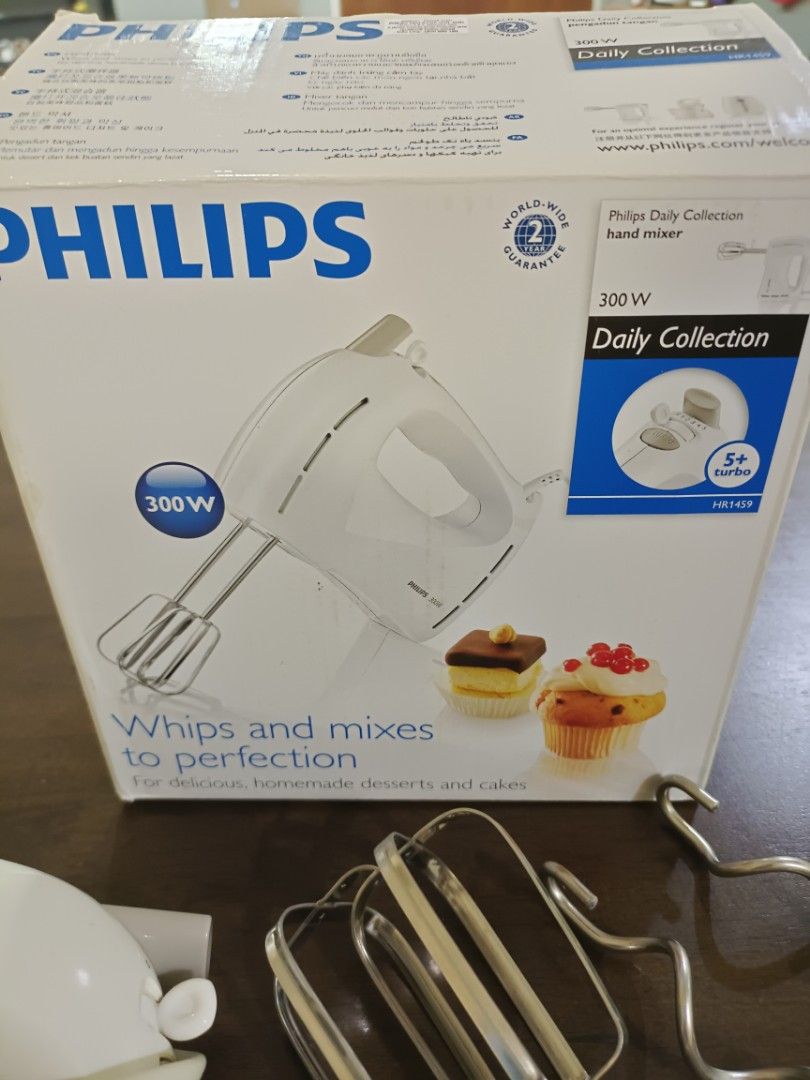 Philips Hand Mixer HR1459 300W, TV & Home Appliances, Kitchen