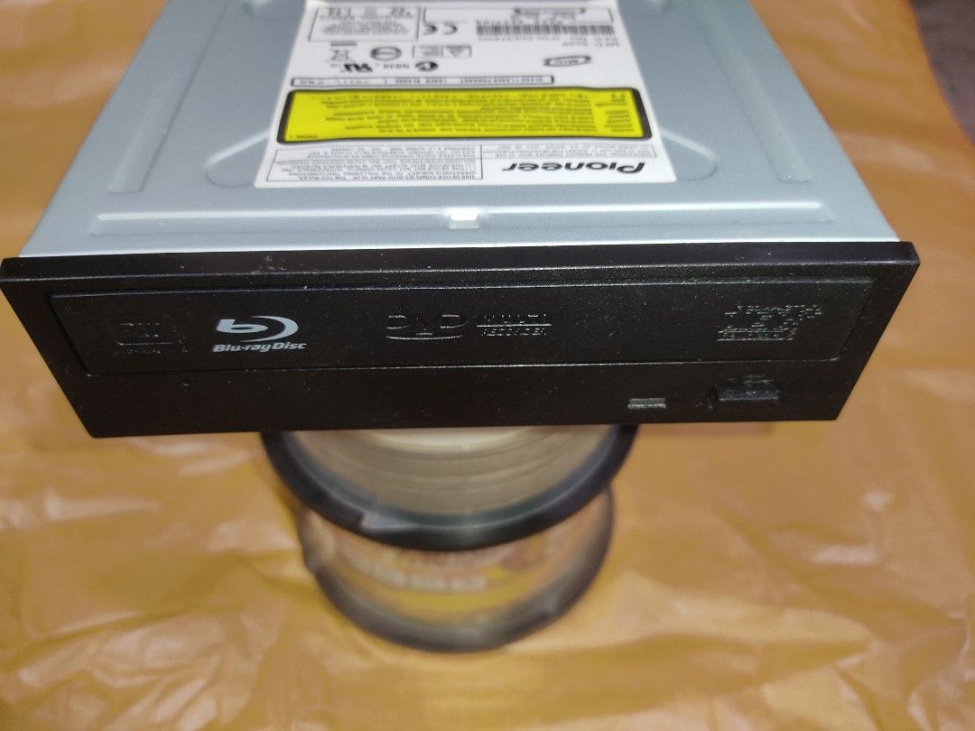 BDR Pioneer Bluray Writer 25GB & 74 25GB Bluray blank Disc