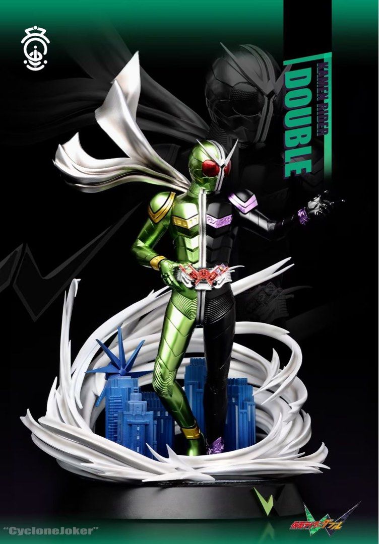[PO] <YS Studio> Kamen Rider W|CycloneJoker (Category: Toy Figures) located in Singapore. Submitted by unboxholicgk (Listing ID 1230085535, Image 3). Description: <Yi Si Studio> Kamen Rider W|CycloneJoker Total Production (units): TBA DEPOSIT* : SGD 96 FULL PAYMENT* : SGD 287 (Incl Ship) Est. Completion: 2023 Q3 Dimensions: 50cm(H),32cm(W),34cm(D) Material: Resin, PU *NON-REFUNDABLE, Unless the studio cancels the production. Full refund will be i
