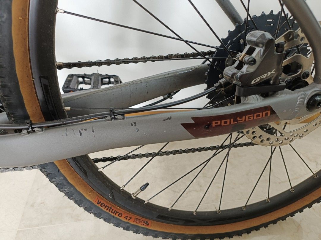a the polygon ring... Polygon Bend R5 Gravel Bike, Sports Equipment, Bicycles & Parts ...
