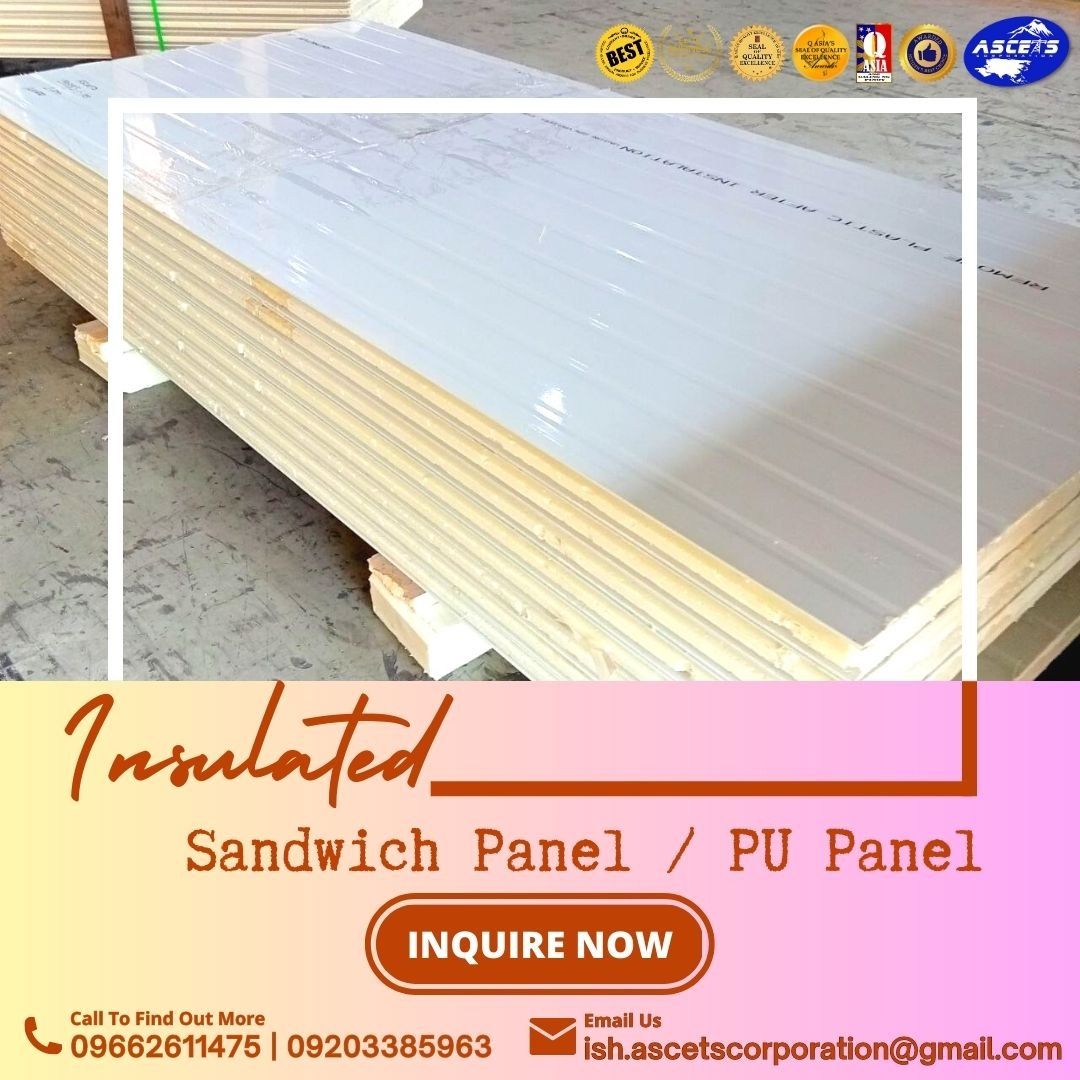 polyurethane sandwich panel for walling, Commercial & Industrial, Construction & Building