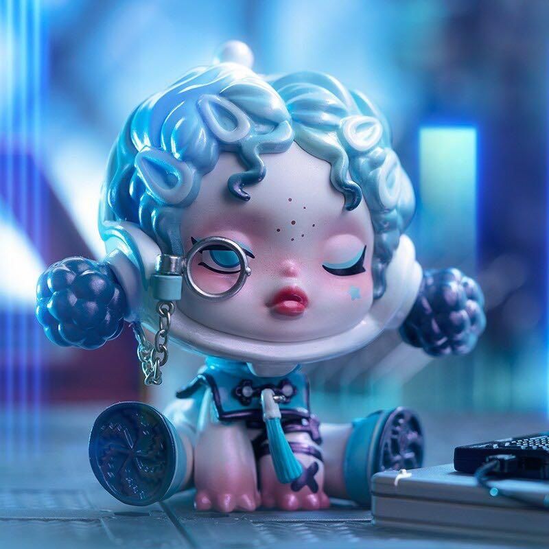 Popmart SKULLPANDA City of Night シークレット Skullpanda City of Night Series Secret Guardian Of The Night