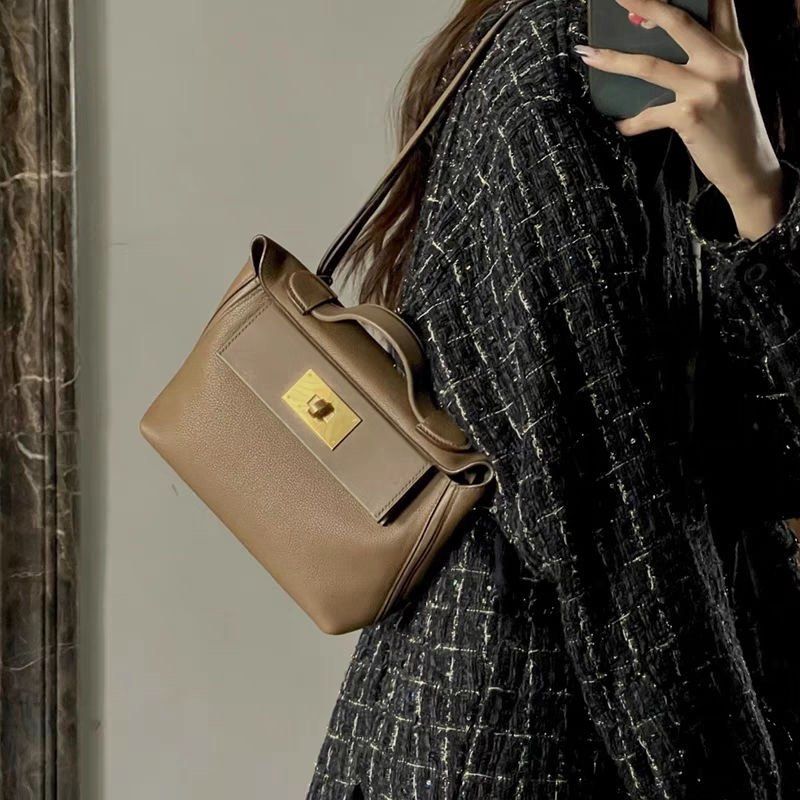 Pre order Kelly Bag Lock Bag like hermes kelly 24 24 Handbag