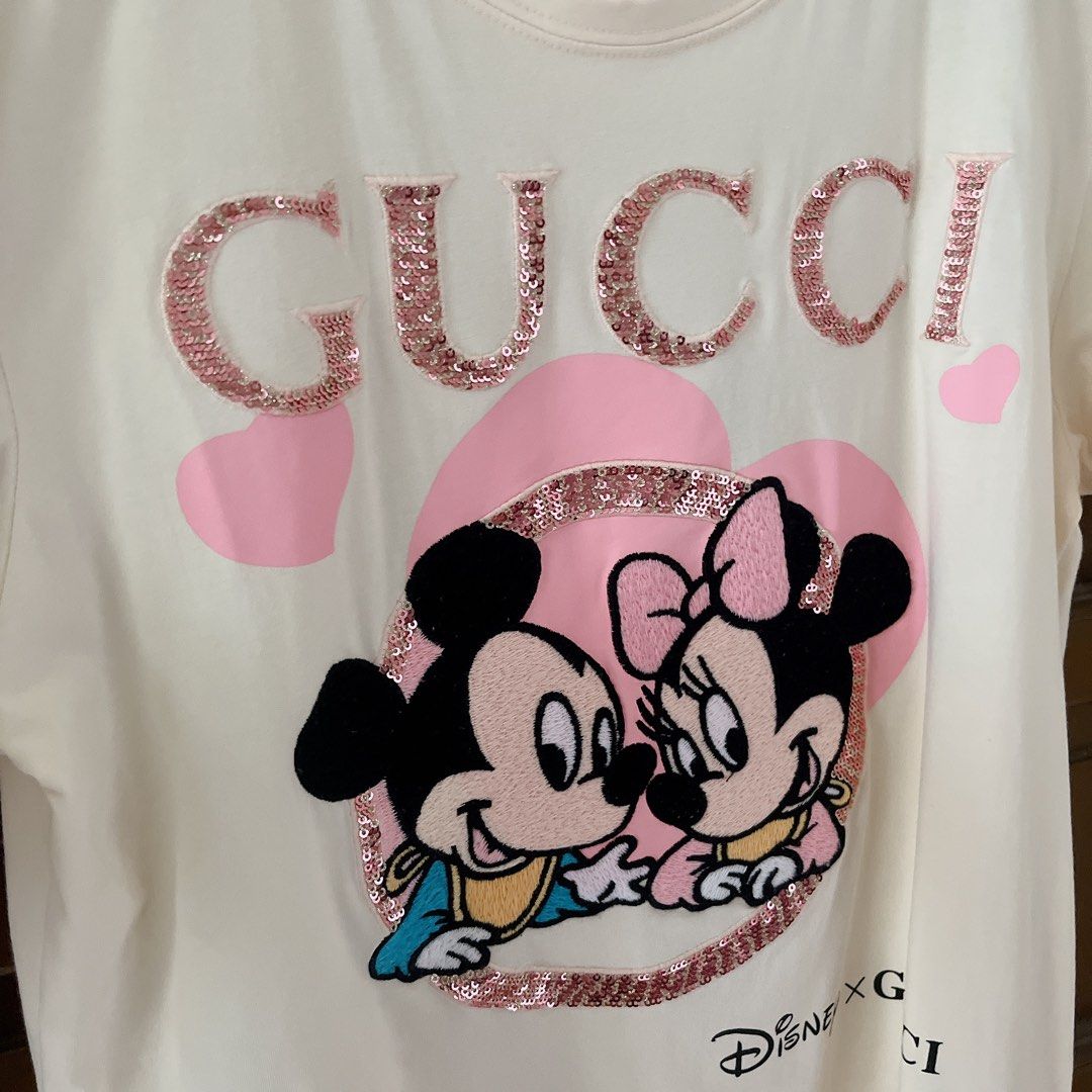 Camiseta Gucci x Disney Pato Donald Rosa – PRELOVED FASHION