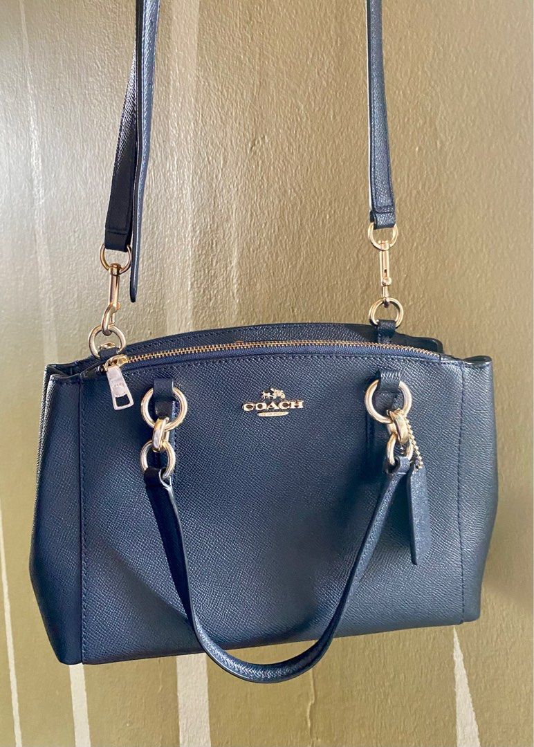 Coach christie carryall in on sale crossgrain leather