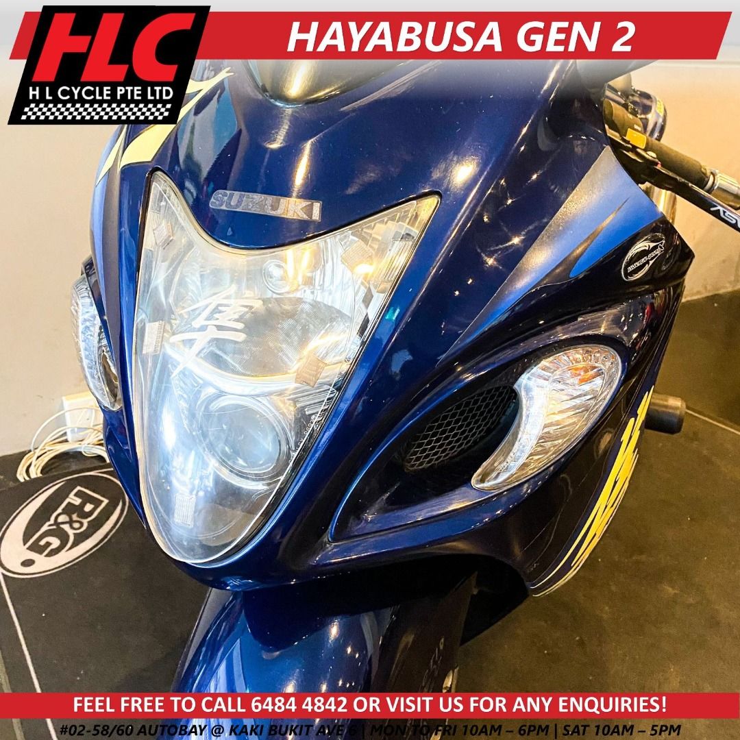 PRE OWNED SUZUKI HAYABUSA GEN 2 GXS1300R COE JUL 2030 Motorcycles