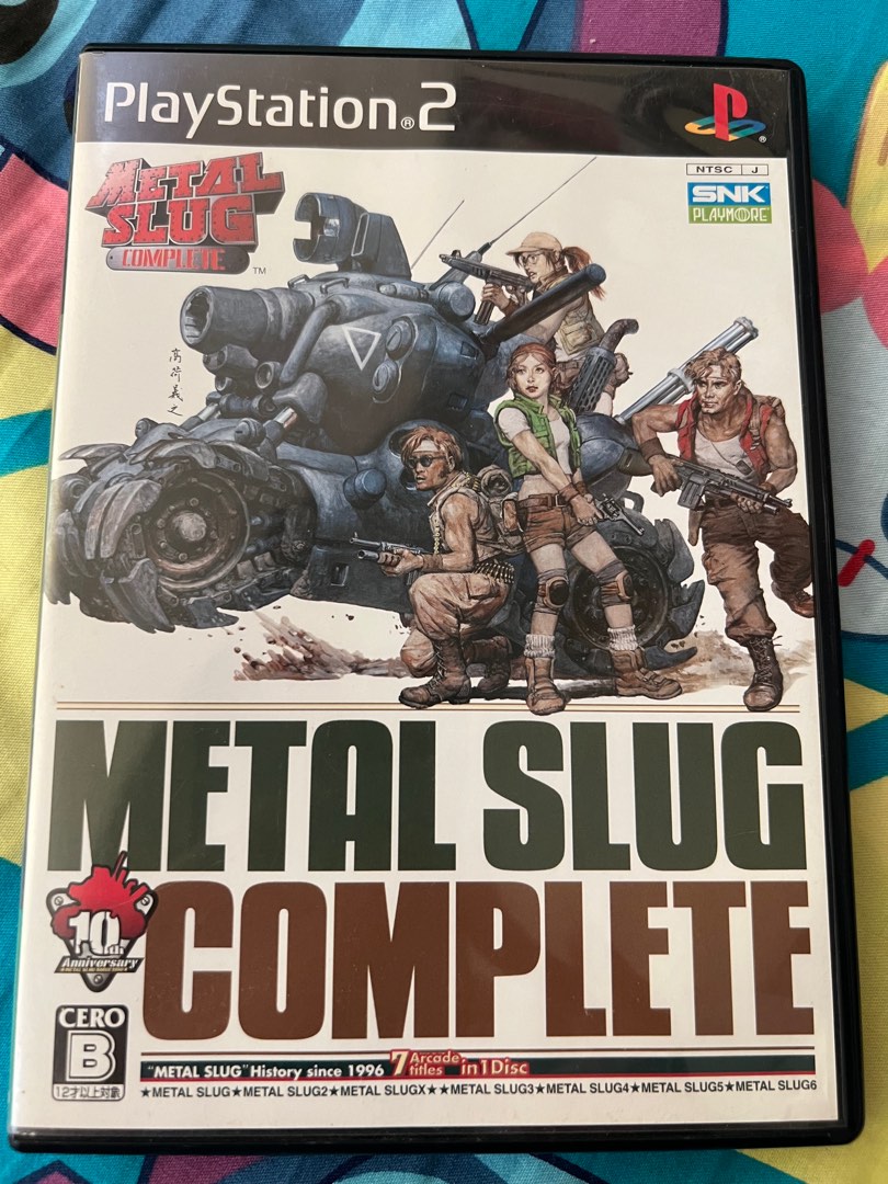 PS2 Game Metal Slug Complete, 電子遊戲, 電子遊戲, PlayStation