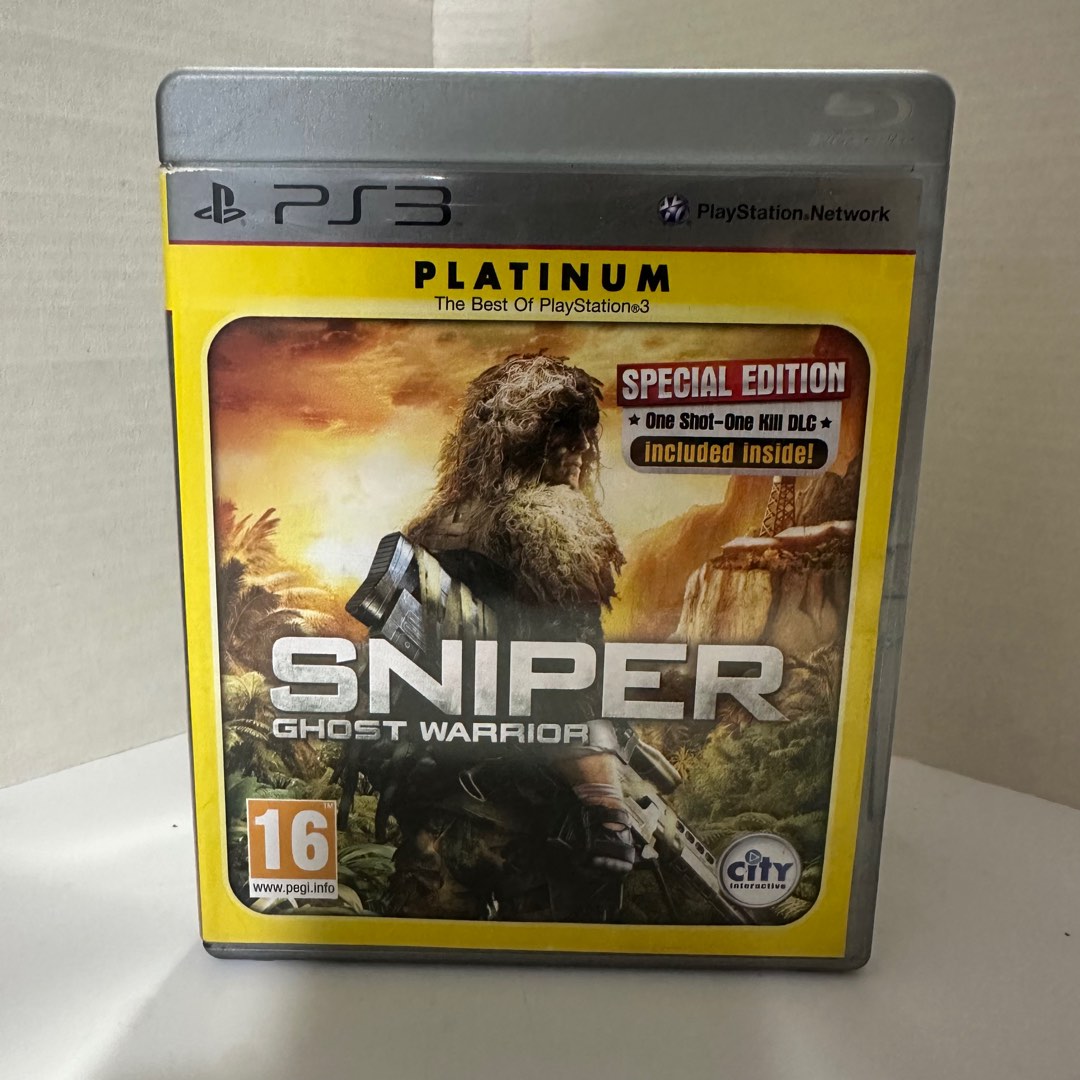 PS3 Games - Sniper Ghost Warrior - Platinum Best Edition - R2 English ...