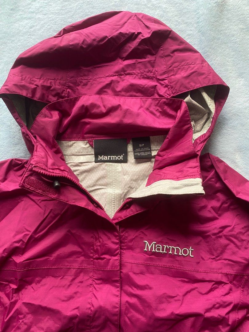 Marmot purple top rain jacket