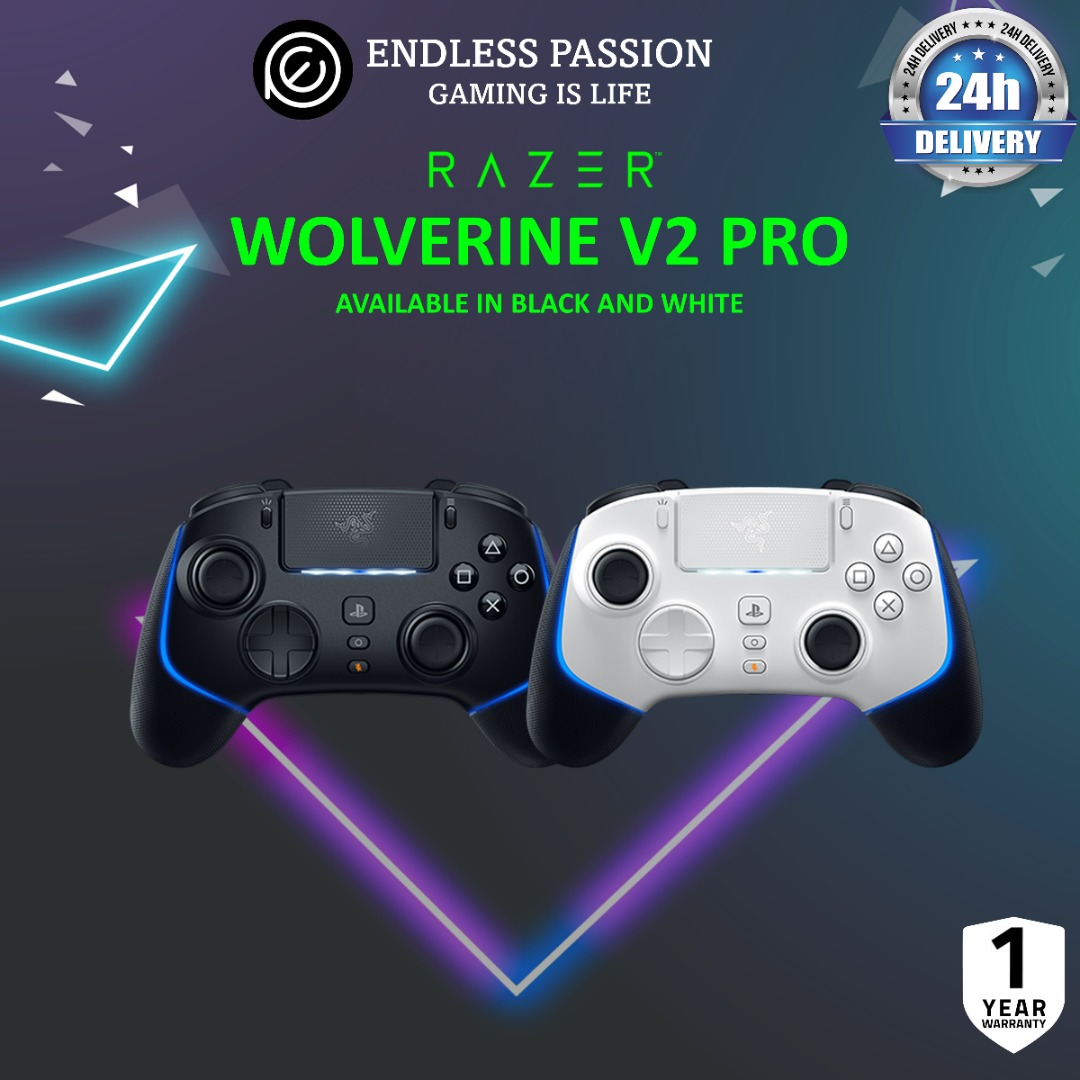 Razer Wolverine V2 Pro - Wireless PlayStation 5 & PC Gaming Controller ...