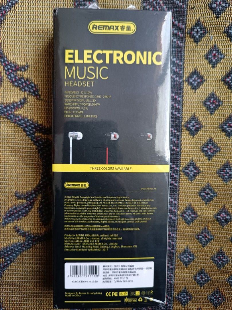 Remax Earphone / Headset, Audio, Earphones on Carousell