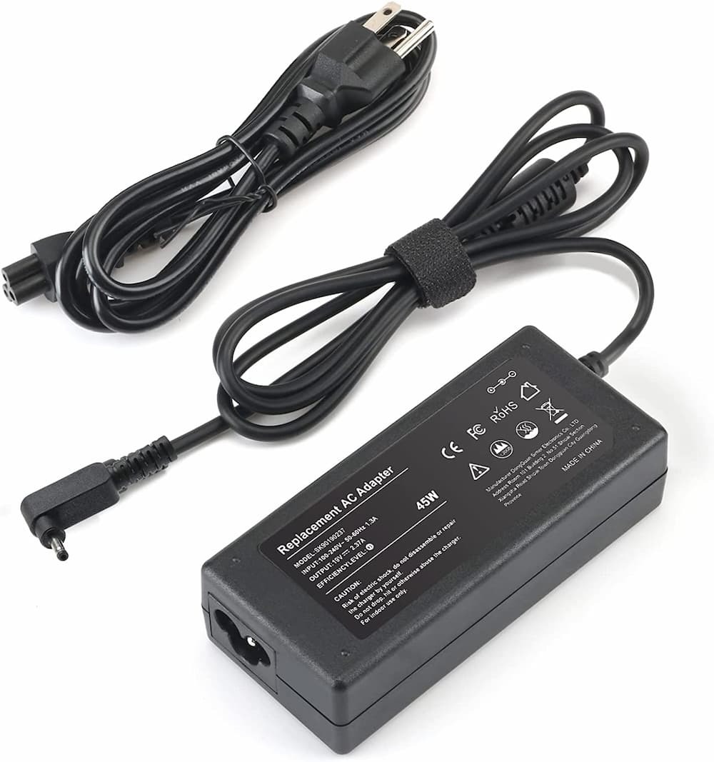 efterklang stemning Nord Vest Replacement 19V 2.37A 45W Laptop Charger/Ac Adapter Compatible With  PA-1450-26, R 14 R5-471T, R5-471T-51UN, R5-471T-52EE, R5-471T-71W2,  R5-471T-50UD,R 13 R7-371T, R7-371T-5009, R7-371T-50V5, R7-371T-50ZE  (Black), Computers & Tech, Parts & Accessories ...