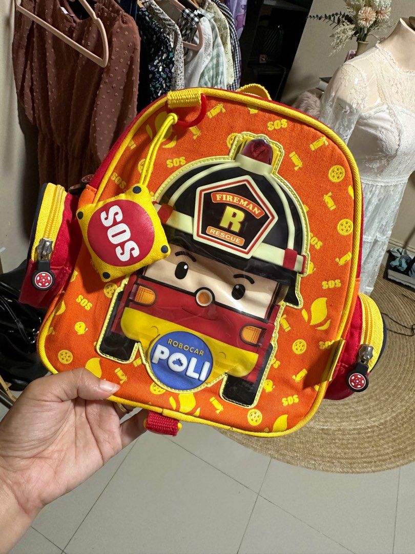 Robocar shop poli backpack