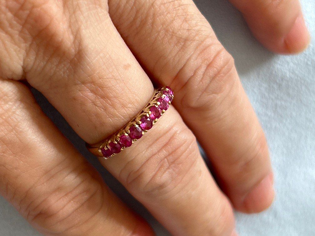 Real ruby new arrivals ring price