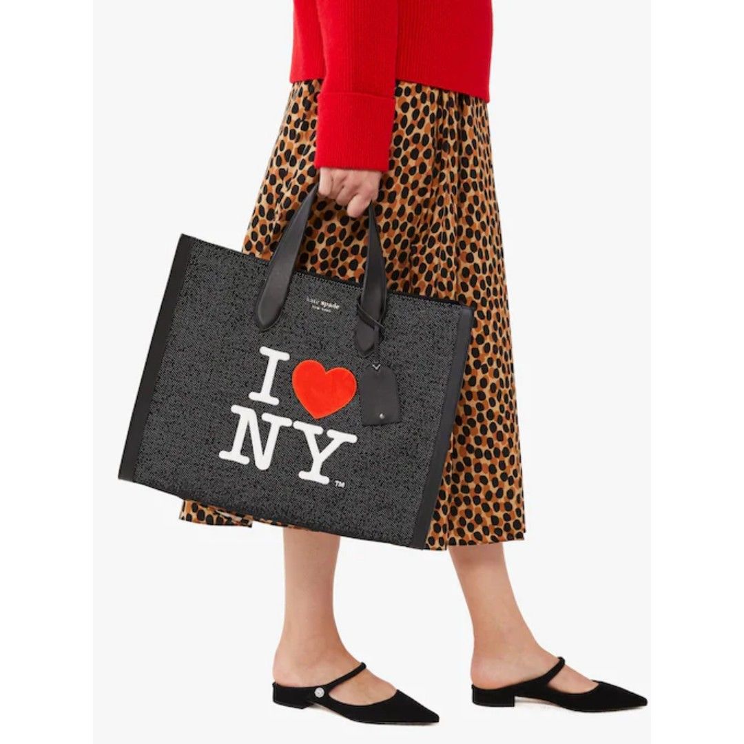 I Love NY X Kate Spade New York Embellished Manhattan Small Tote