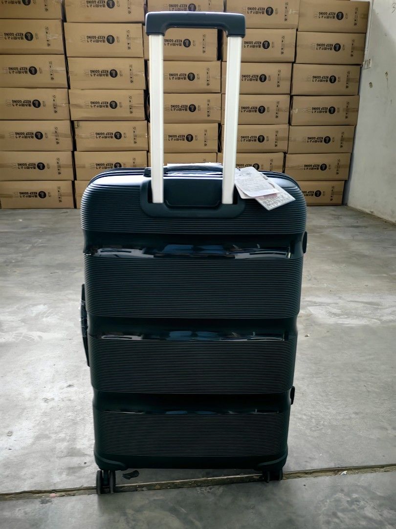 SAMEL 28inch PP Luggage expandable Green, Hobbies & Toys, Travel