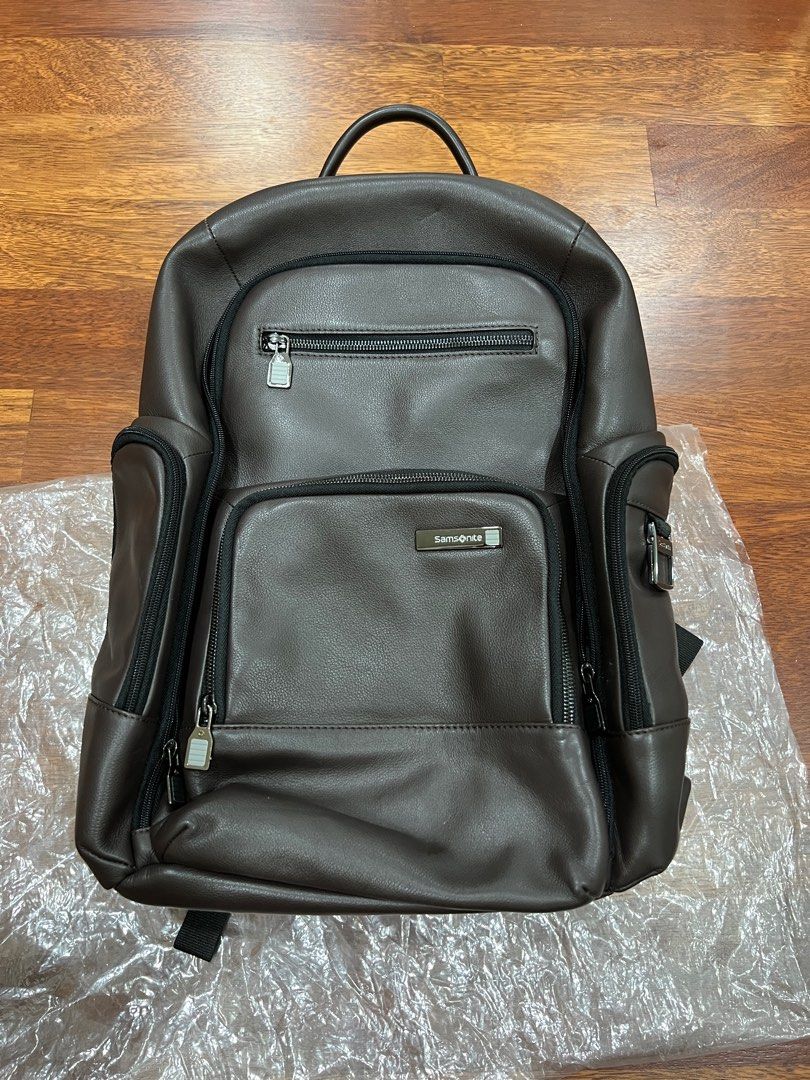 Samsonite Brown Leather Backpack