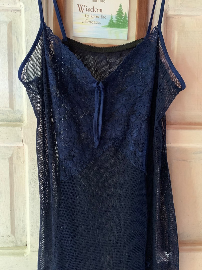 See through Sleepwear Long Dress on Carousell