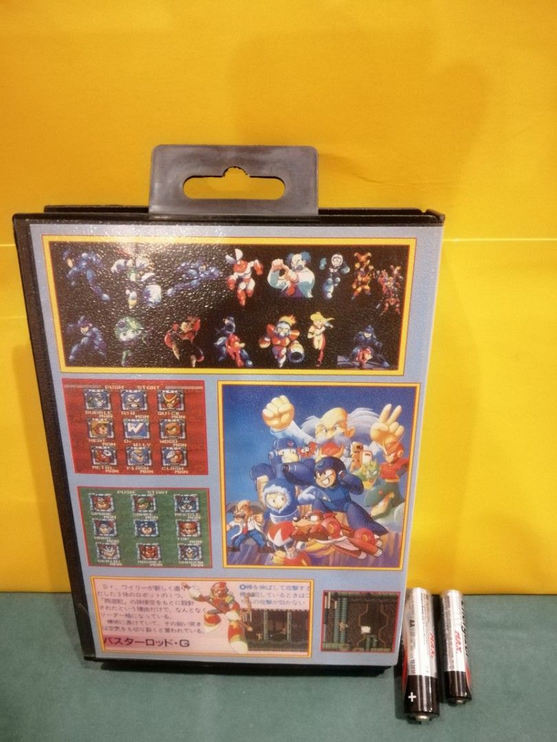 Rockman Mega World Sur Mega Drive – Version NTSC-J Complète (jaquette Passée)