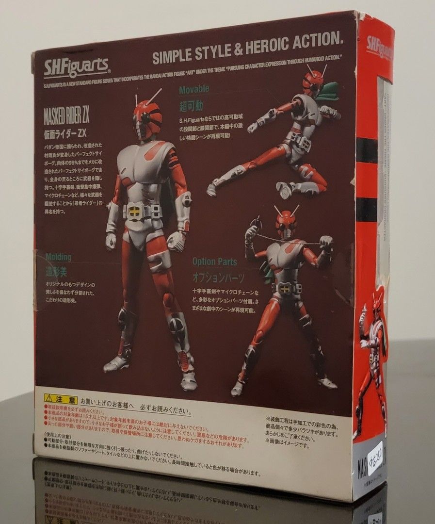 暫Hold SHF Masked Rider ZX 幪面超人ZX 昭和Kamen Rider ZX, 興趣及 