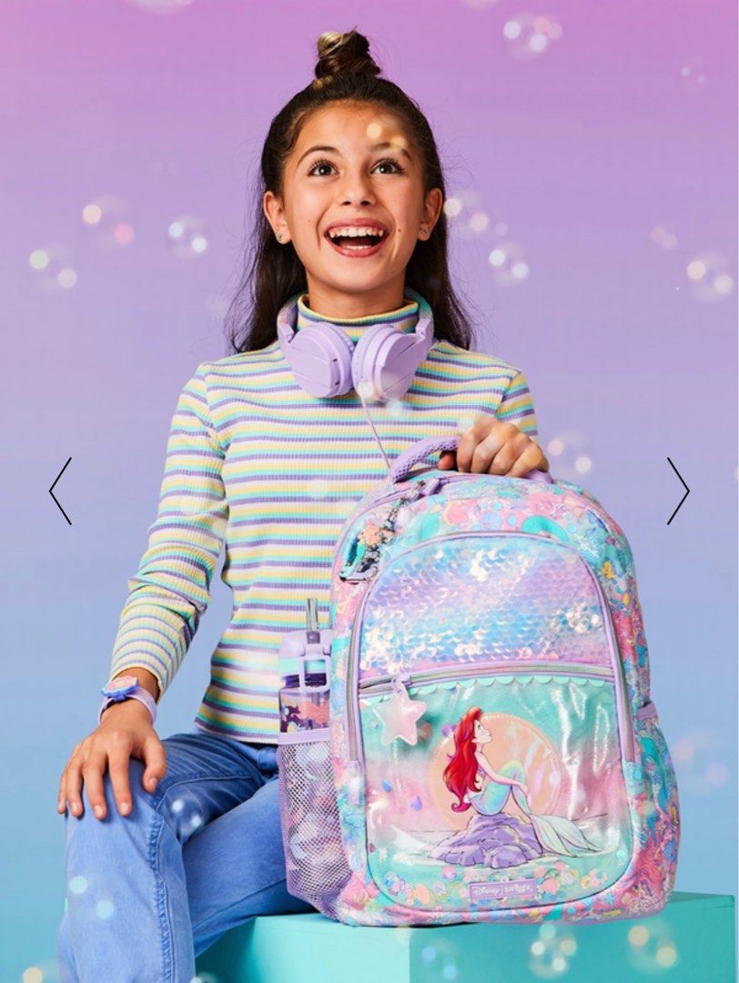 Smiggle Disney princess classic backpack, Women's Fashion, Bags