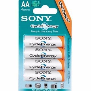 SONY 4in1 AA, AAA Battery Energy Rechargeable Chargeable battery