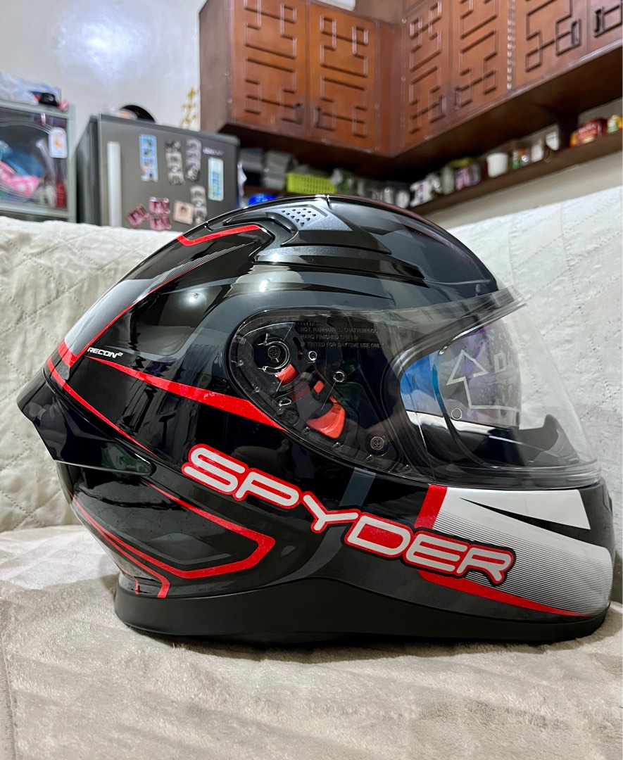 Spyder dual visor discount helmet